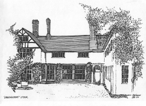 Sketch of Greenwoods reproduced by the kind permission of Terry Vanner 2005